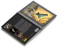 3D mockup of the opened cover of the coffee-table book Lechuguilla Cave: Discoveries in a Hidden Splendor